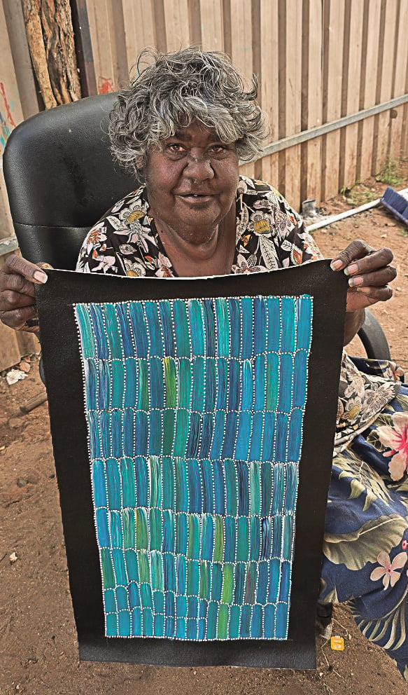 Jeannie Mills Pwerle Aboriginal Art
