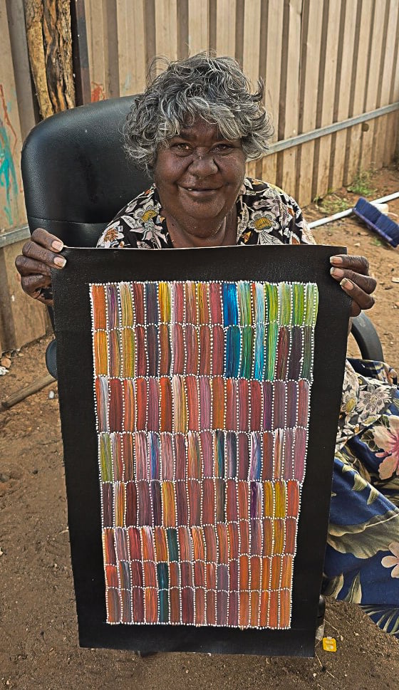Jeannie Mills Pwerle Aboriginal Art
