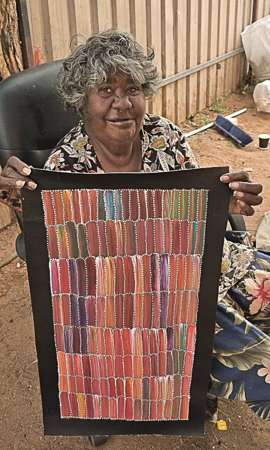 Jeannie Mills Pwerle Aboriginal Art