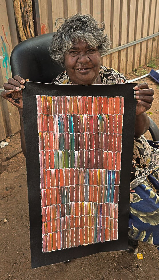 Jeannie Mills Pwerle Aboriginal Art