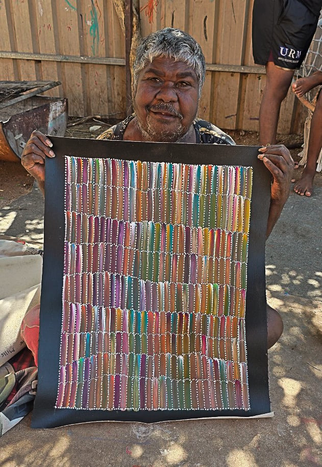 Jeannie Mills Pwerle Aboriginal Art