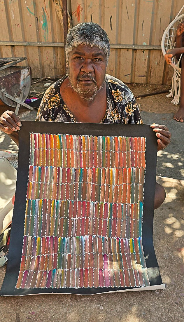Jeannie Mills Pwerle Aboriginal Art