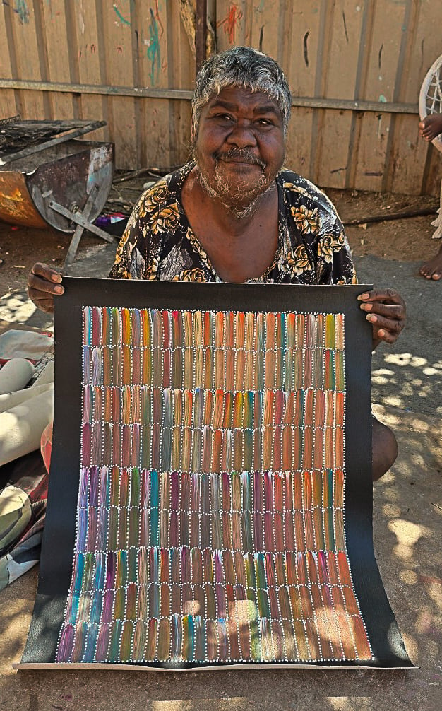 Jeannie Mills Pwerle Aboriginal Art