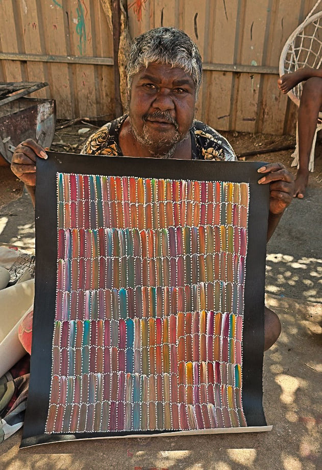 Jeannie Mills Pwerle Aboriginal Art
