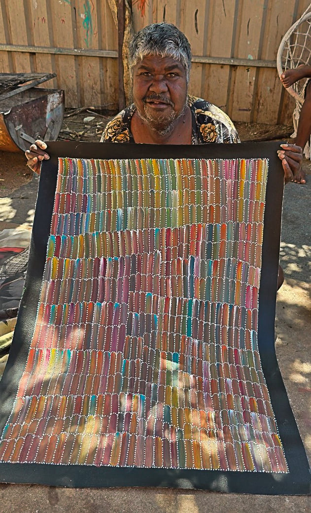 Jeannie Mills Pwerle Aboriginal Art