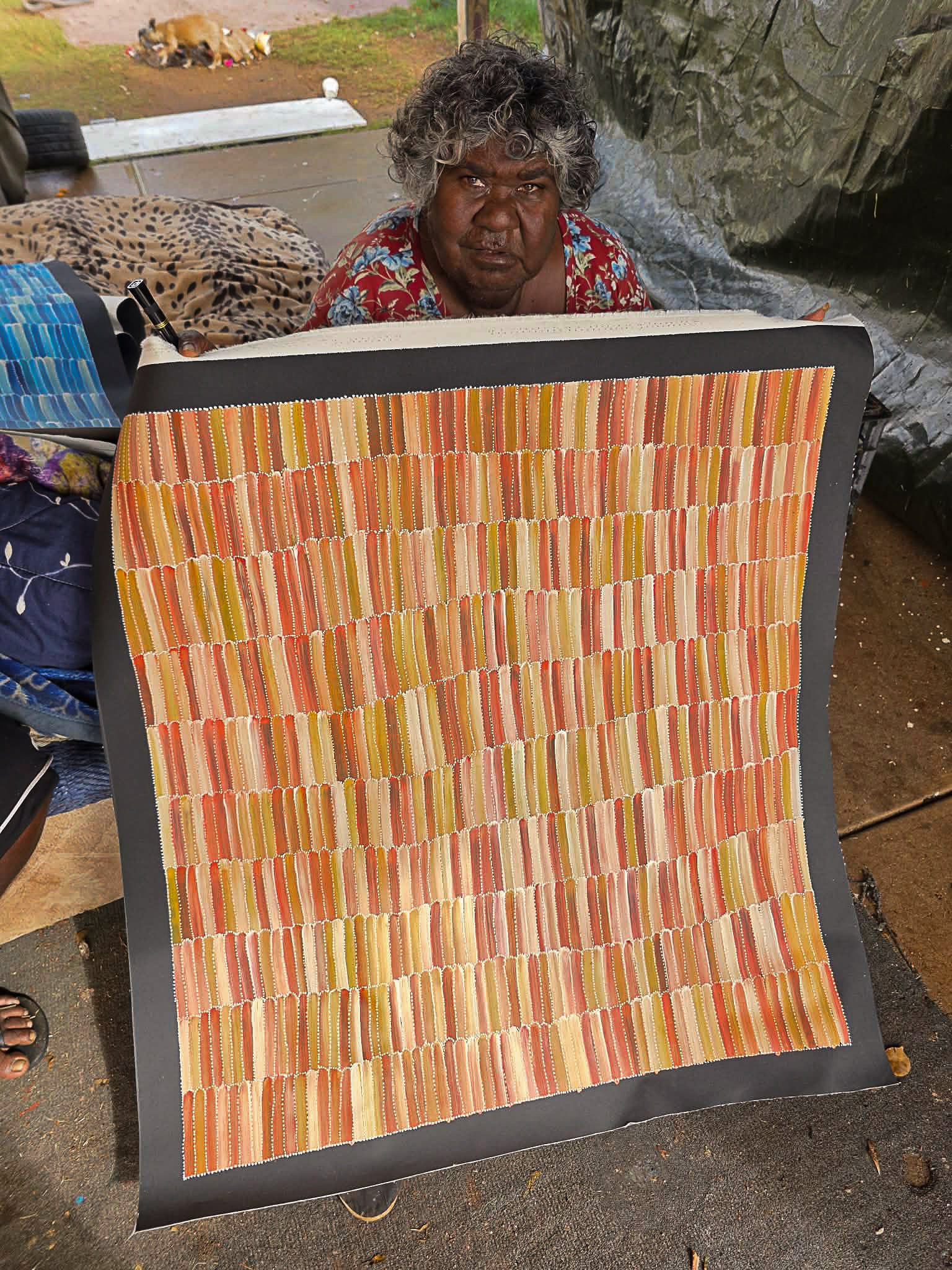 Jeannie Mills Pwerle Aboriginal Art