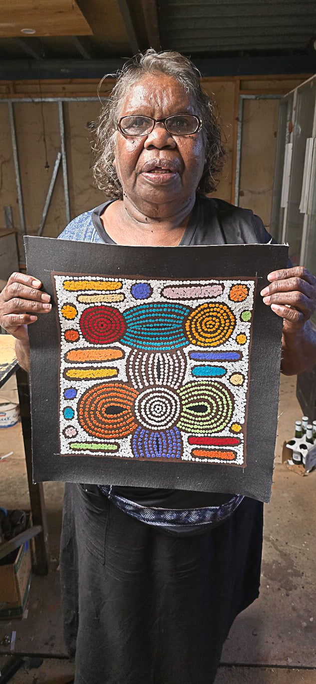 Nellie Marks Nakamarra Aboriginal Art