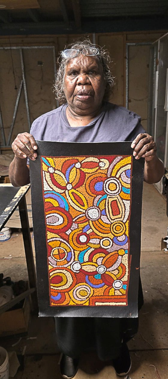 Nellie Marks Nakamarra Aboriginal Art