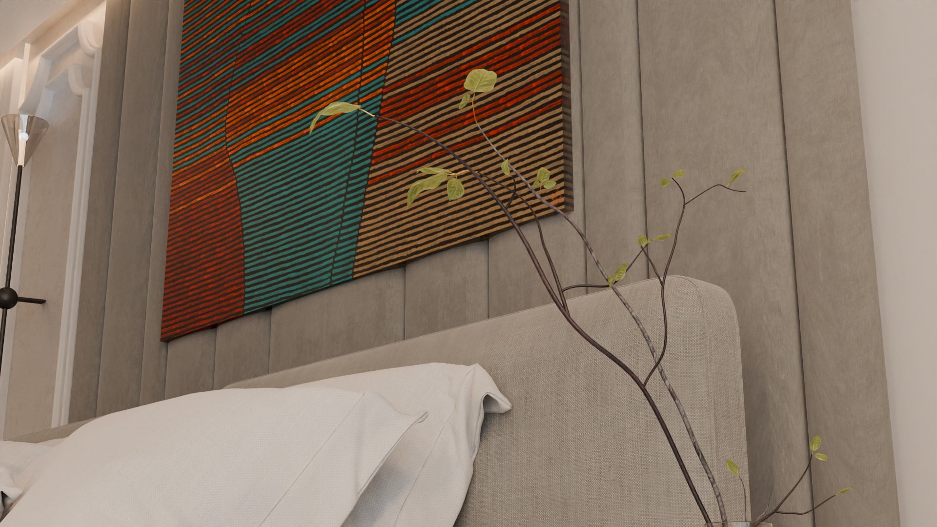 Kurun Warun / Desert Rains (19026) - MOCKLIO room mockup 2