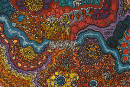 Damien and Yilpi Marks Aboriginal Art