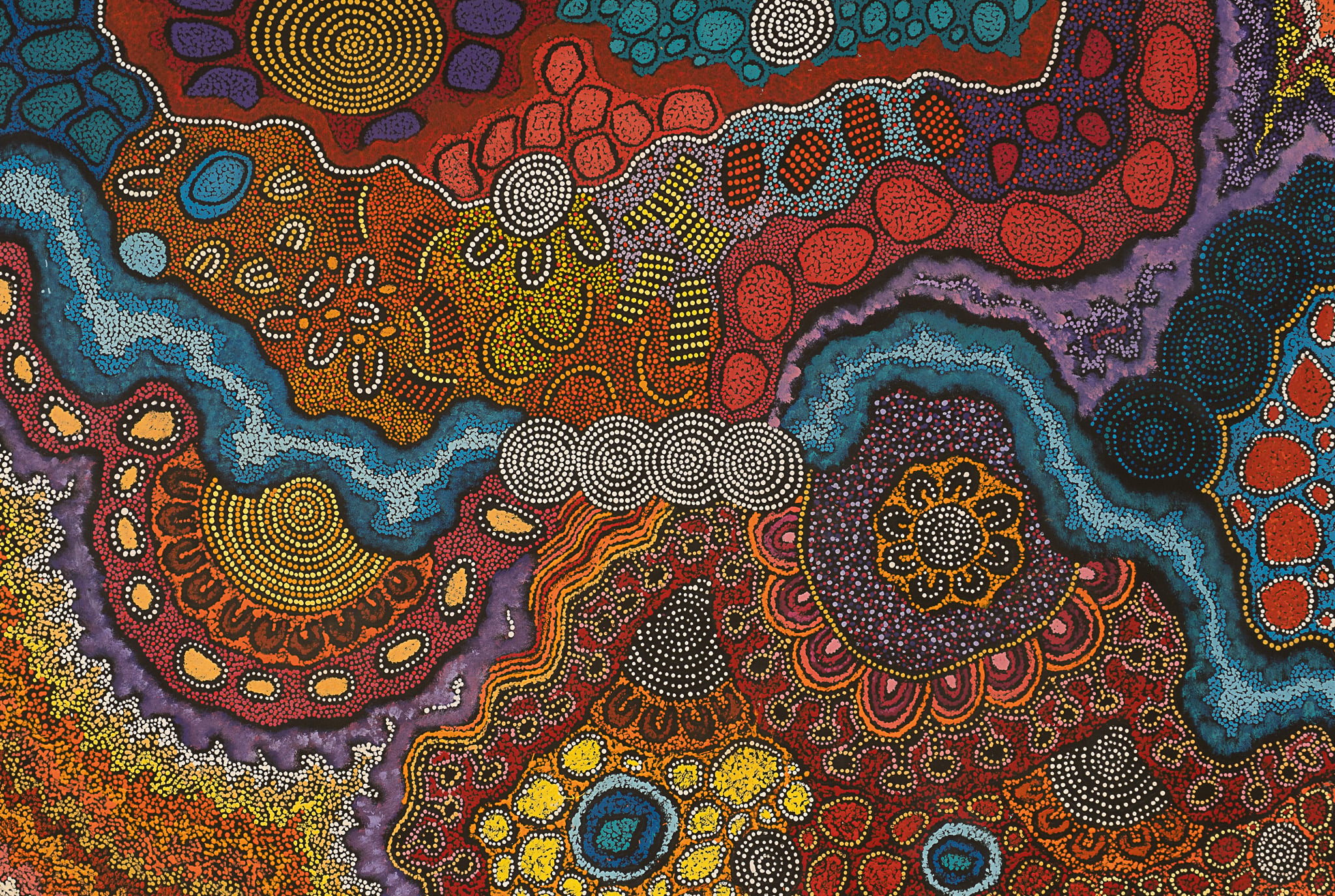 Damien and Yilpi Marks Aboriginal Art