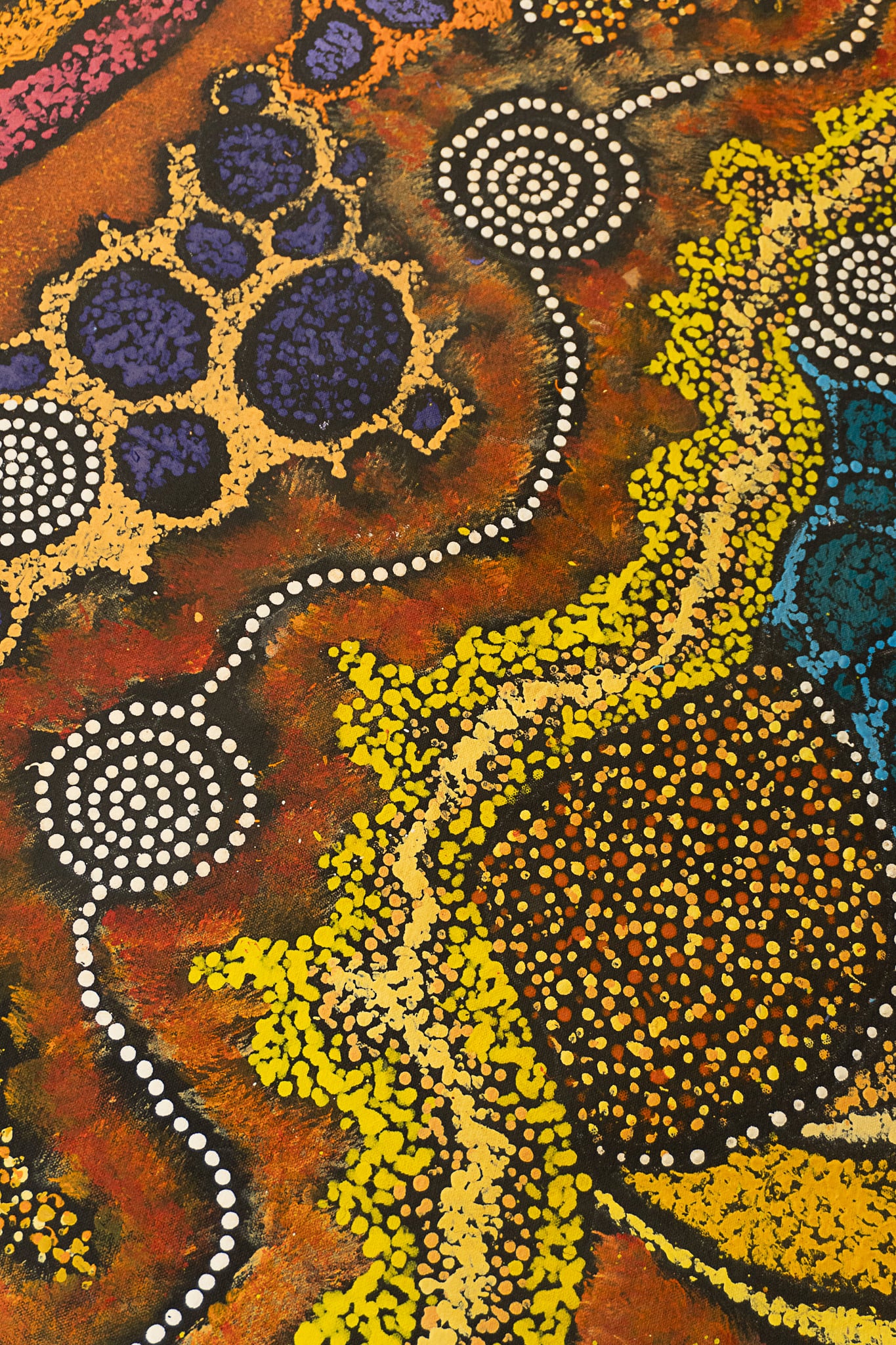Damien and Yilpi Marks Aboriginal Art