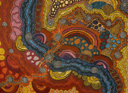 Damien and Yilpi Marks Aboriginal Art
