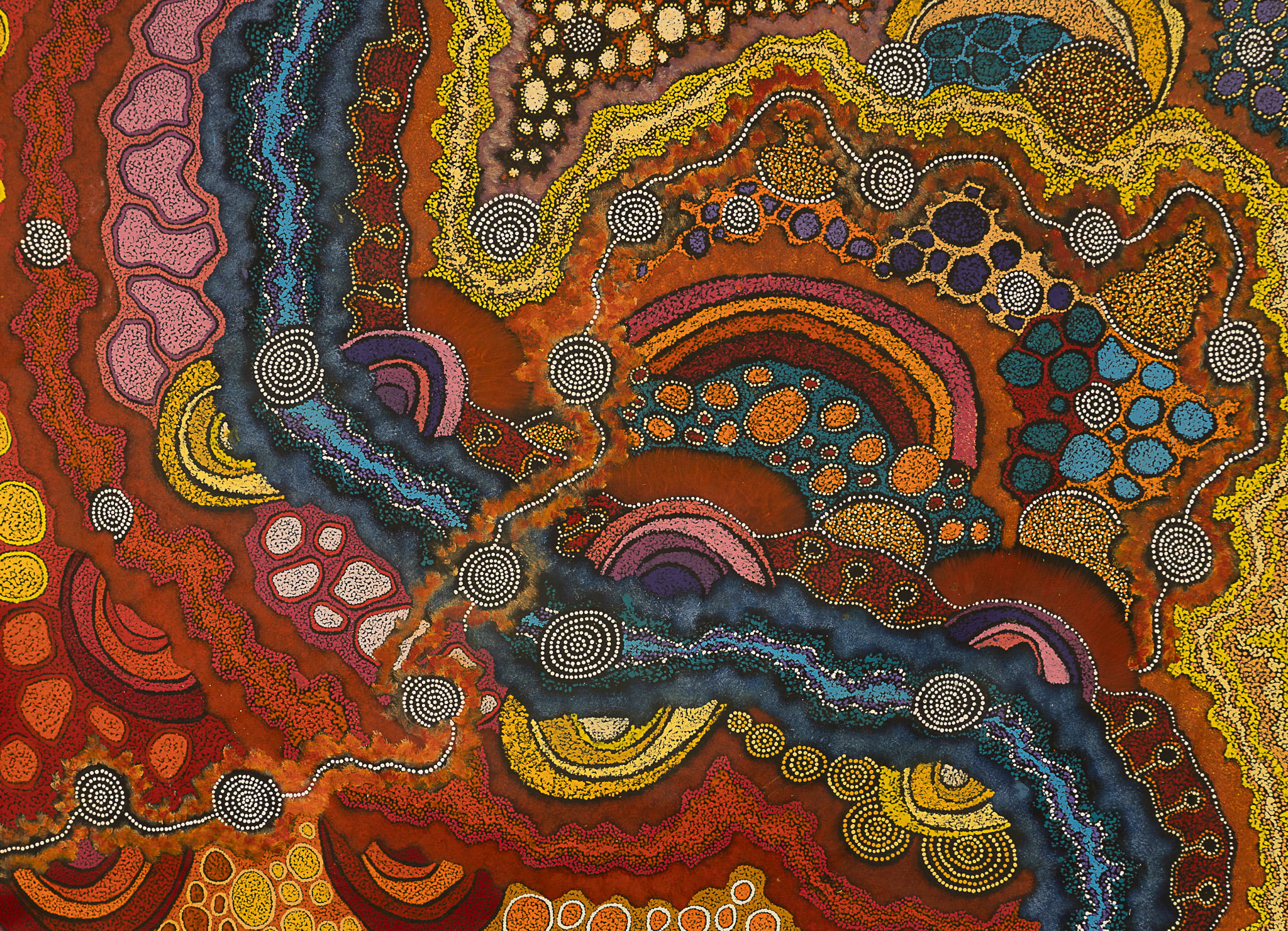 Damien and Yilpi Marks Aboriginal Art