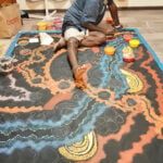 Damien and Yilpi Marks Aboriginal Art