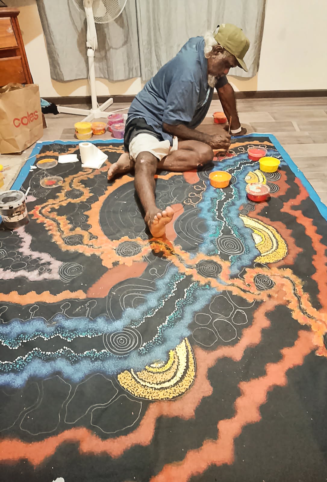 Damien and Yilpi Marks Aboriginal Art