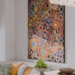 Lee Nangala Gallagher / Emu Dreaming (247-24ny) - MOCKLIO room mockup 1