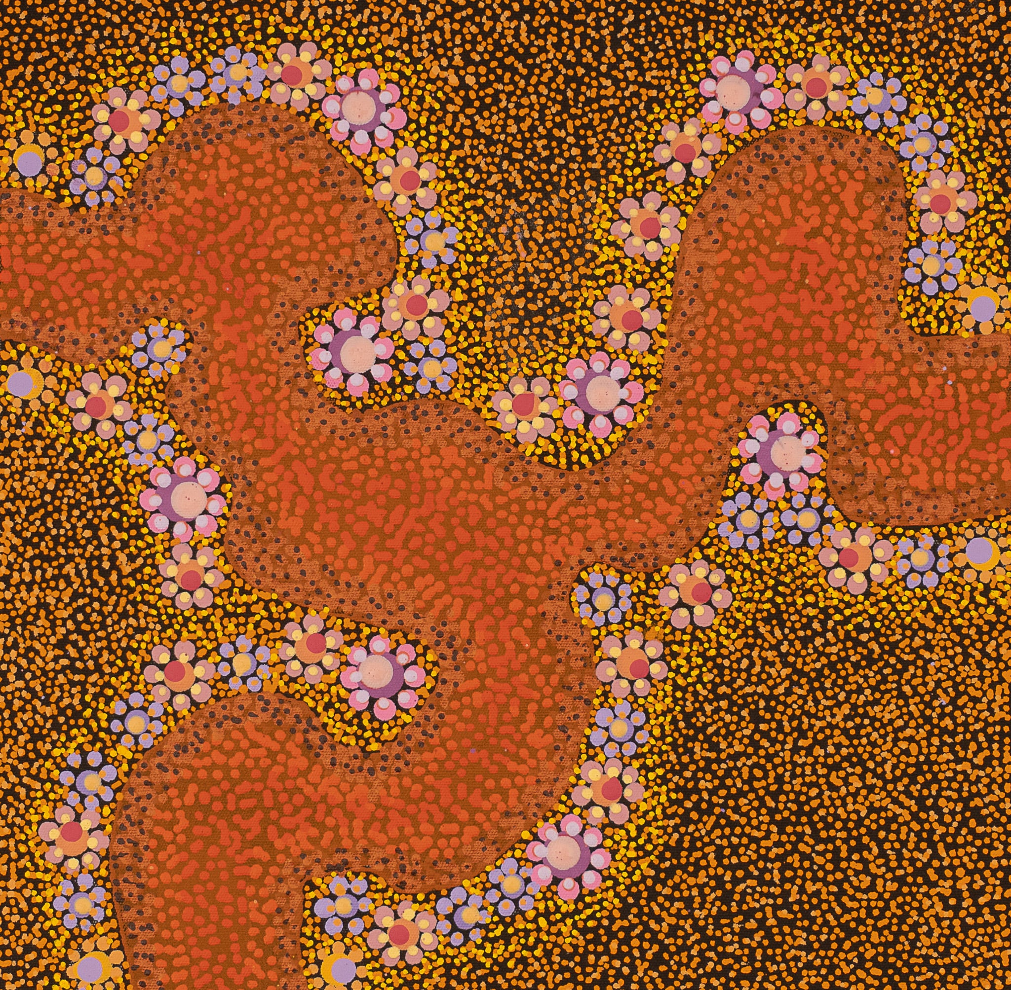 Andrew Tjupurrula Highfold Aboriginal Art