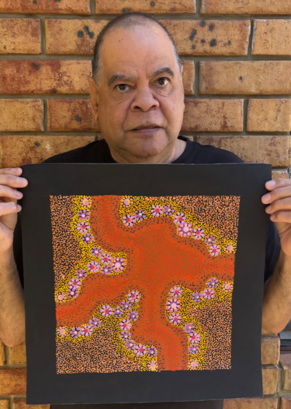 Andrew Tjupurrula Highfold Aboriginal Art