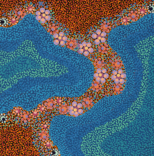 Andrew Tjupurrula Highfold Aboriginal Art