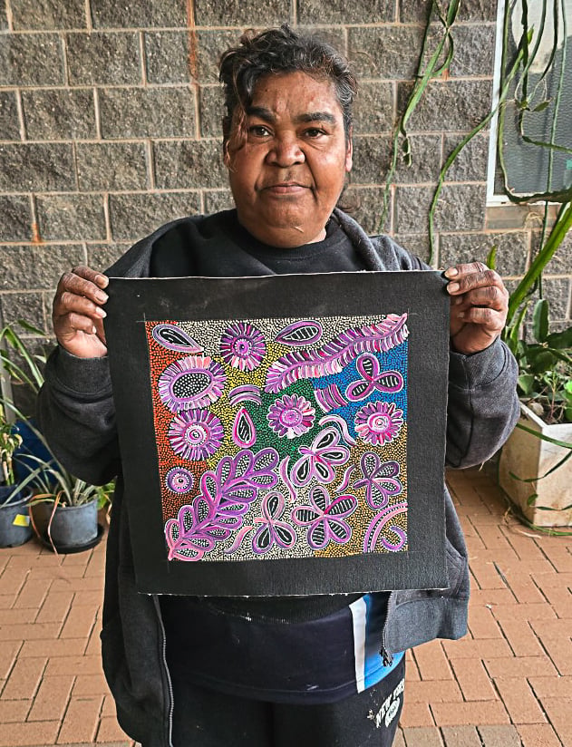 Bernadine Johnson Kemarre Aboriginal Art