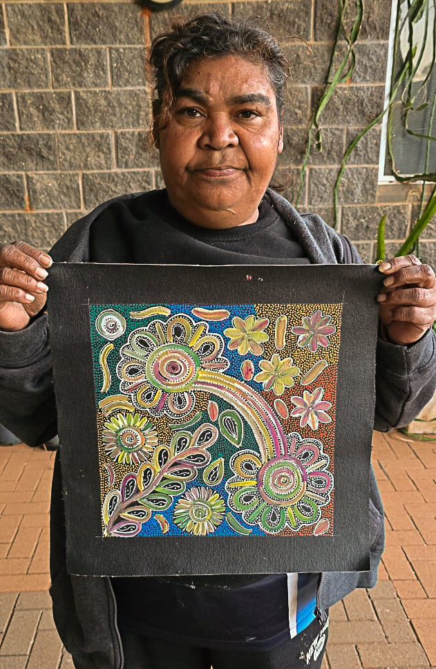 Bernadine Johnson Kemarre Aboriginal Art