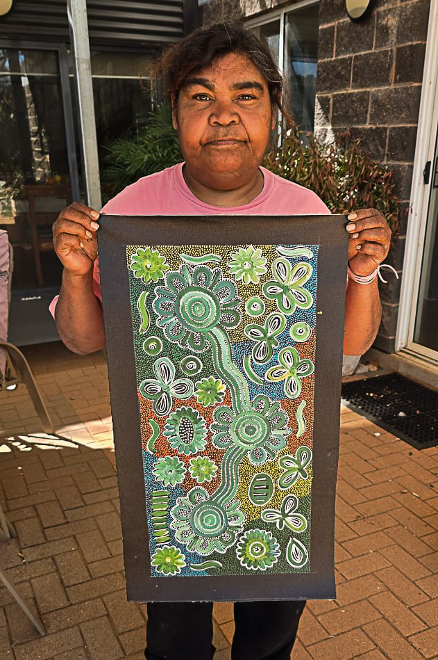 Bernadine Johnson Kemarre Aboriginal Art