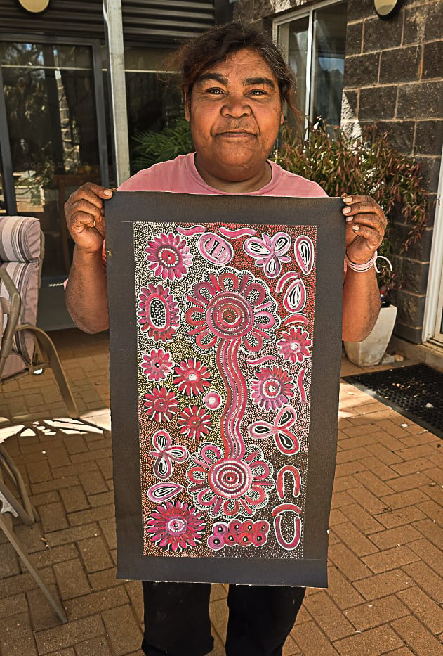 Bernadine Johnson Kemarre Aboriginal Art