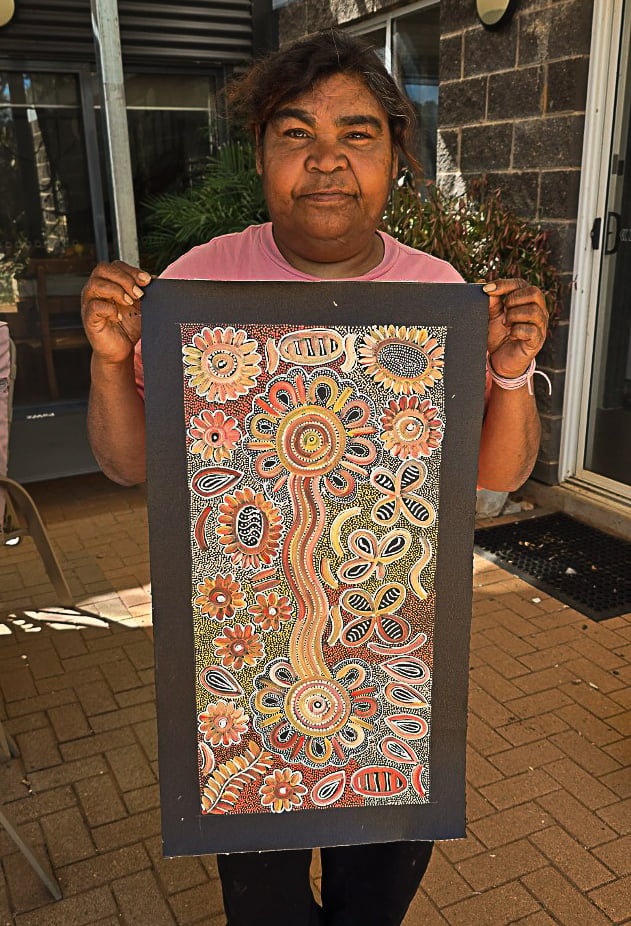 Bernadine Johnson Kemarre Aboriginal Art