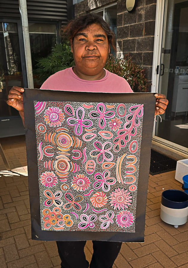 Bernadine Johnson Kemarre Aboriginal Art