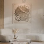 Christy Young / Water Dreaming (Kapi Tjukurpa) (CHY202208) - MOCKLIO room mockup 3