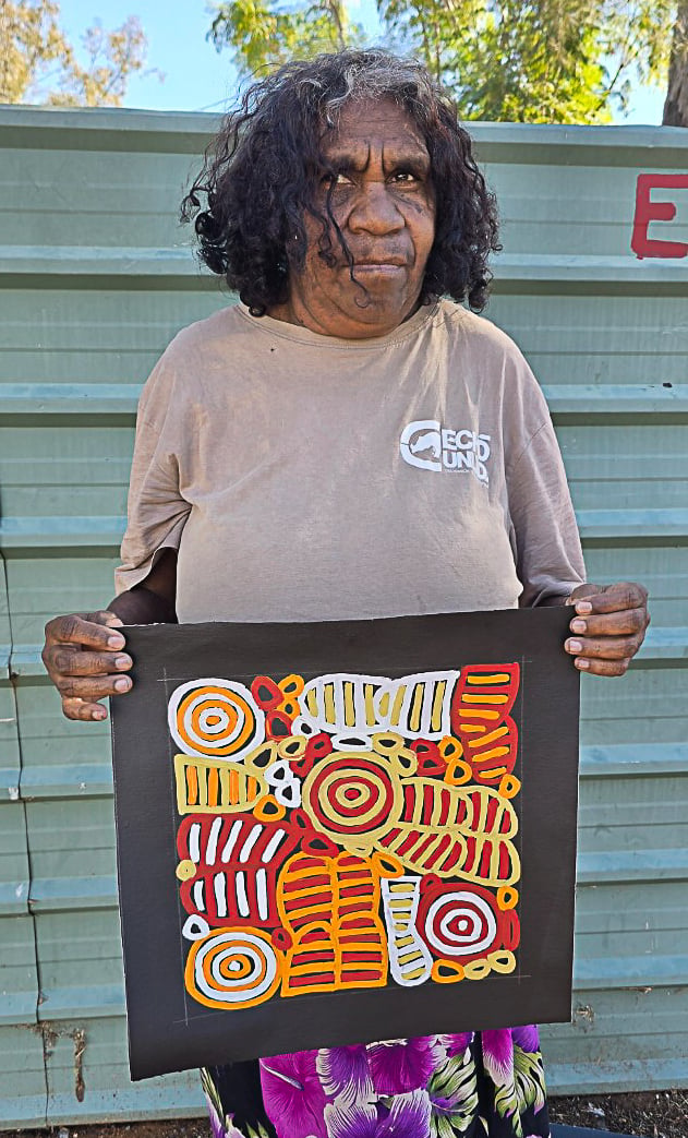 Dora Mbitjana Aboriginal Art