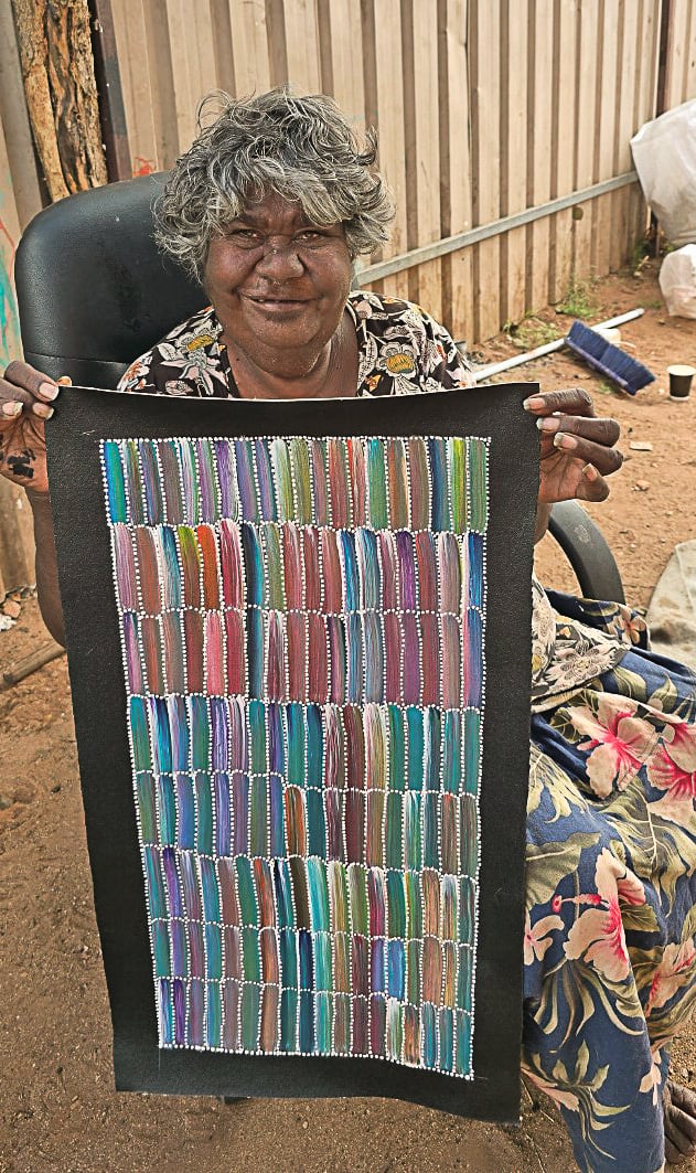Jeannie Mills Pwerle Aboriginal Art