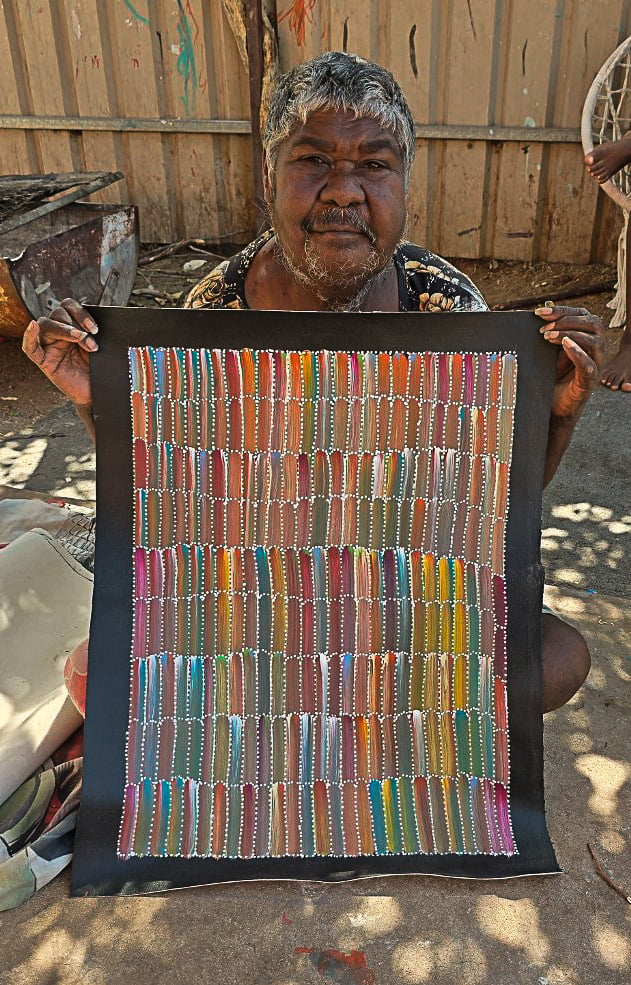 Jeannie Mills Pwerle Aboriginal Art