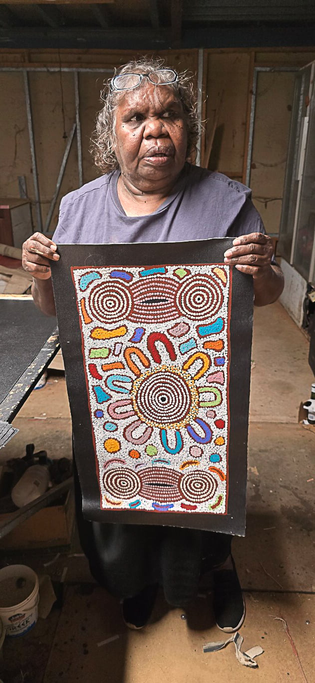 Nellie Marks Nakamarra Aboriginal Art