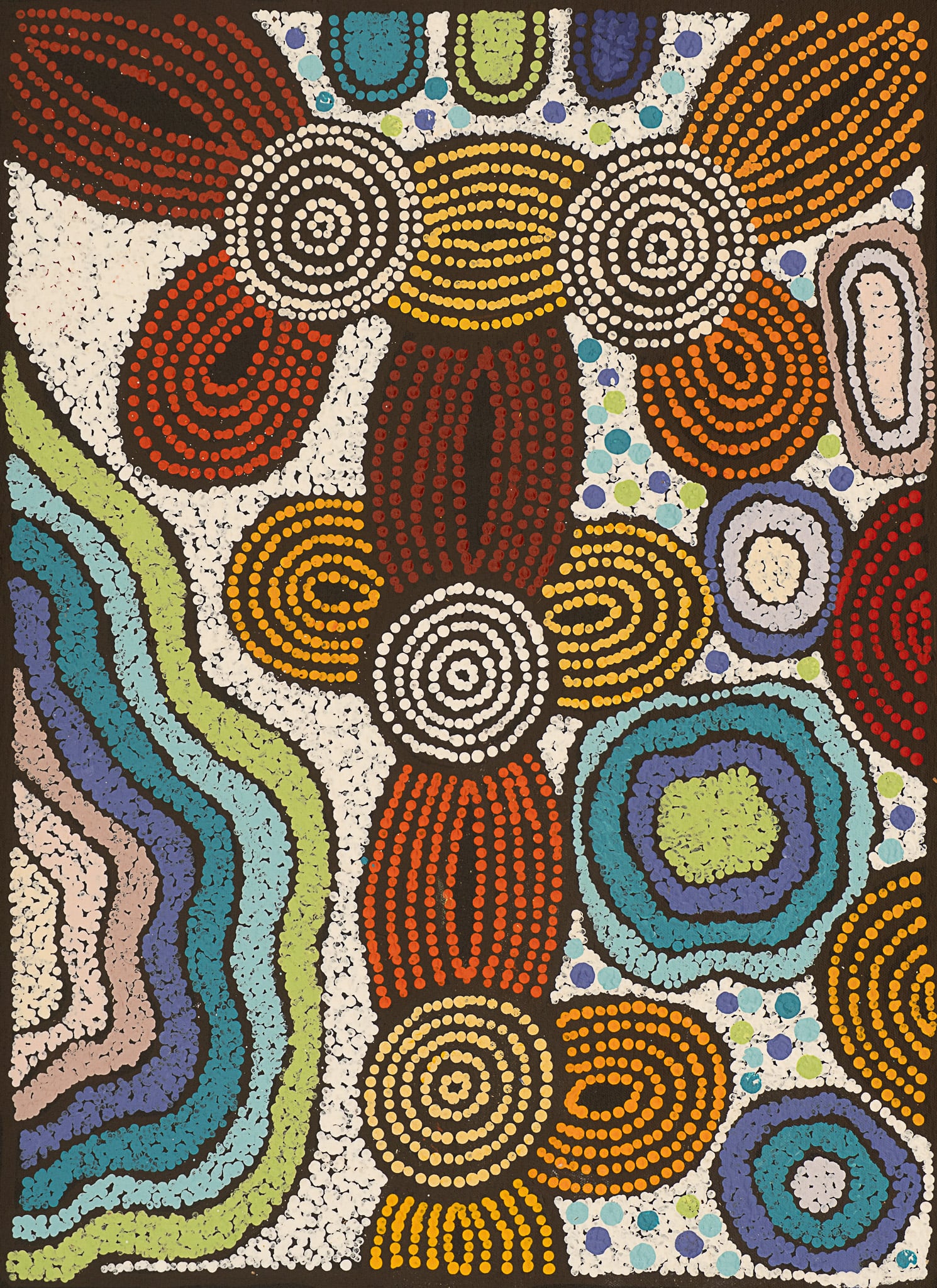Nellie Marks Nakamarra Aboriginal Art