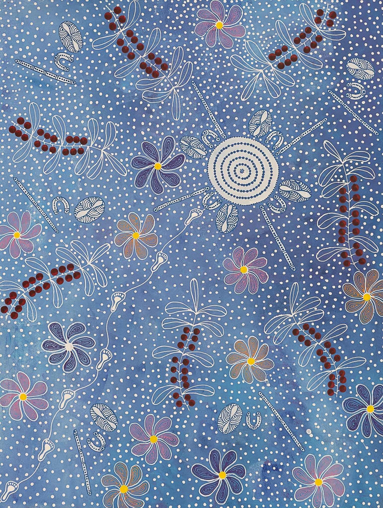 Tanya Bird Mpetyane and Keenan Bird Jangala Aboriginal Art