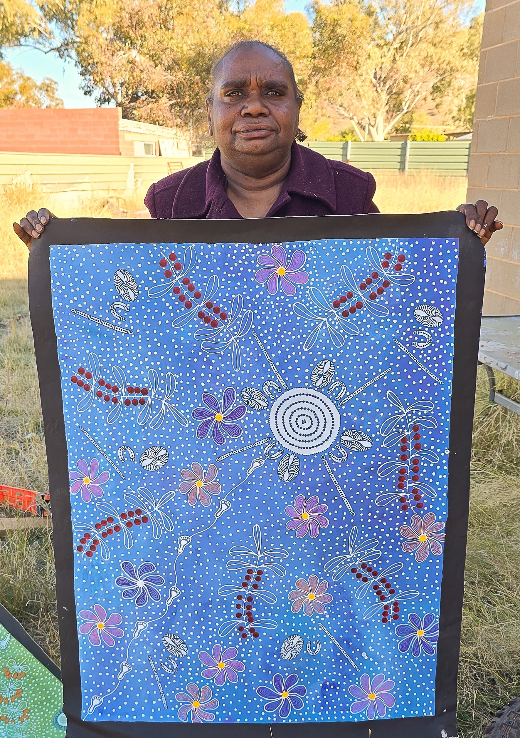 Tanya Bird Mpetyane and Keenan Bird Jangala Aboriginal Art