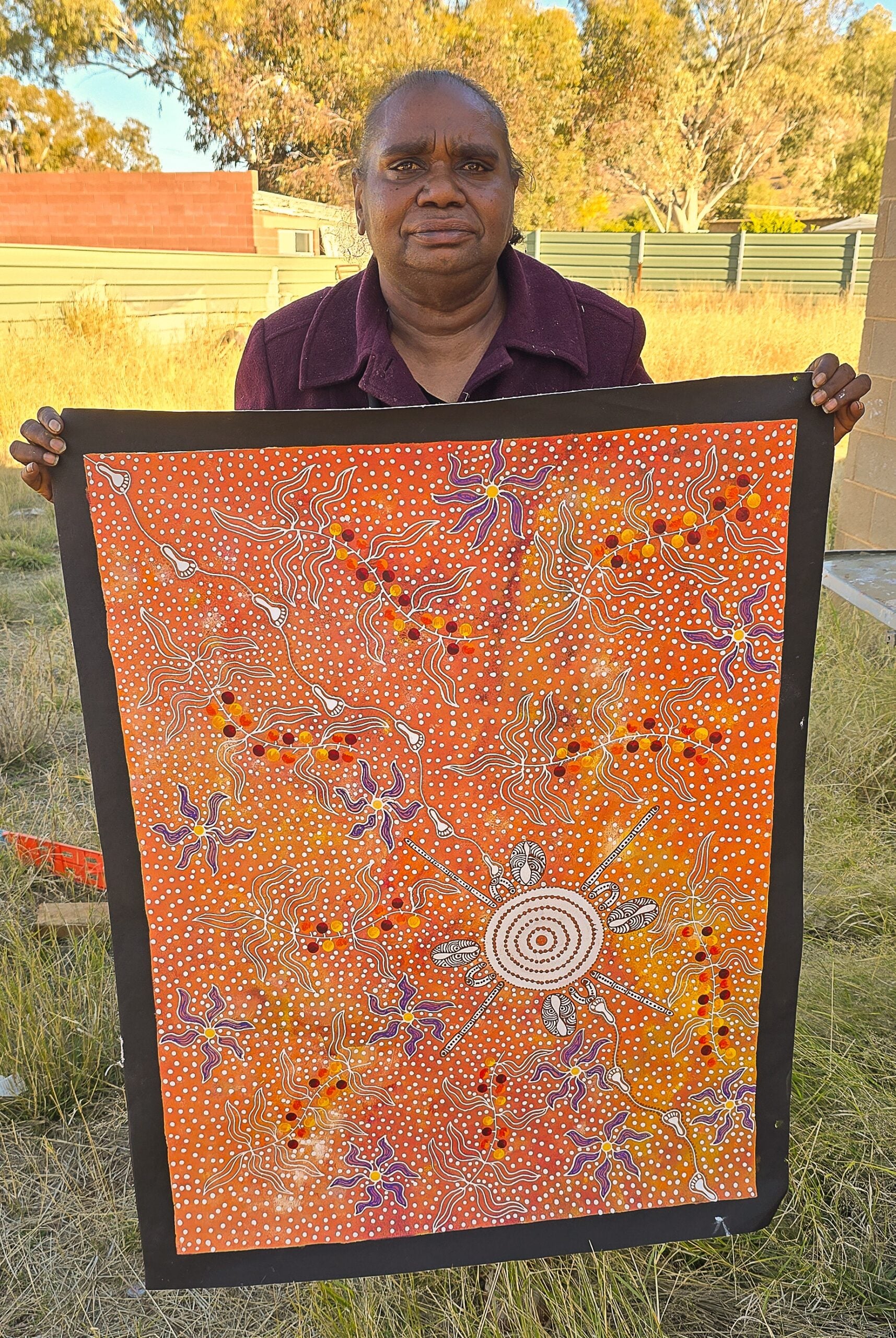 Tanya Bird Mpetyane and Keenan Bird Jangala Aboriginal Art