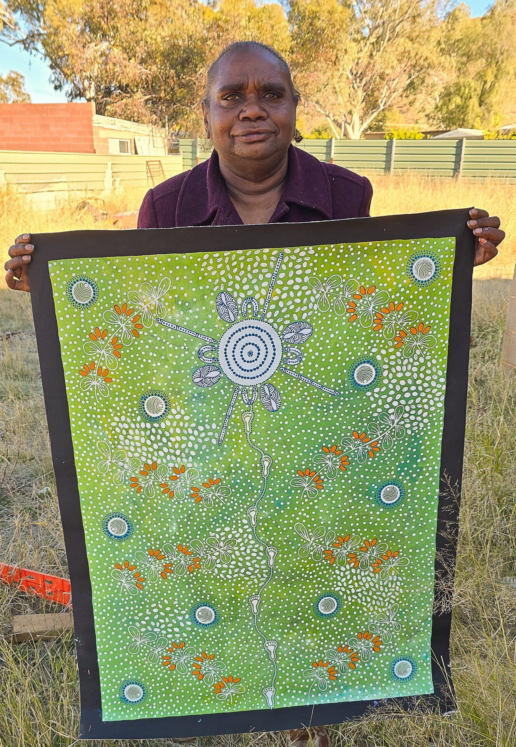 Tanya Bird Mpetyane and Keenan Bird Jangala Aboriginal Art