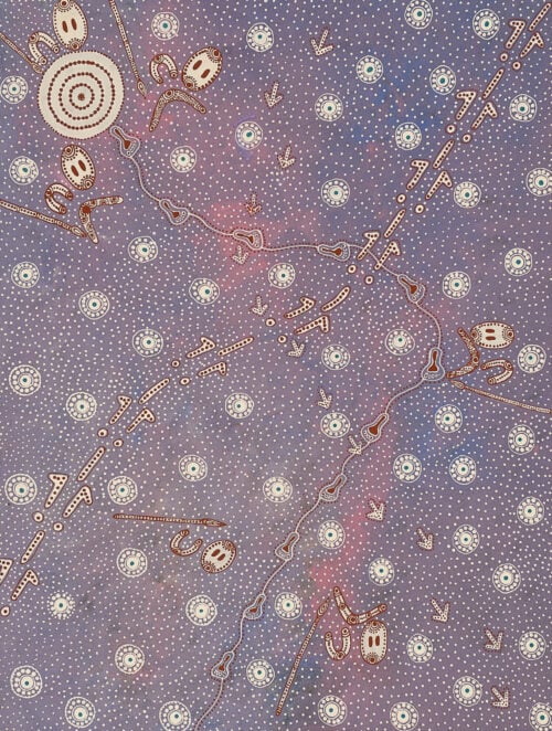 Tanya Bird Mpetyane and Keenan Bird Jangala Aboriginal Art