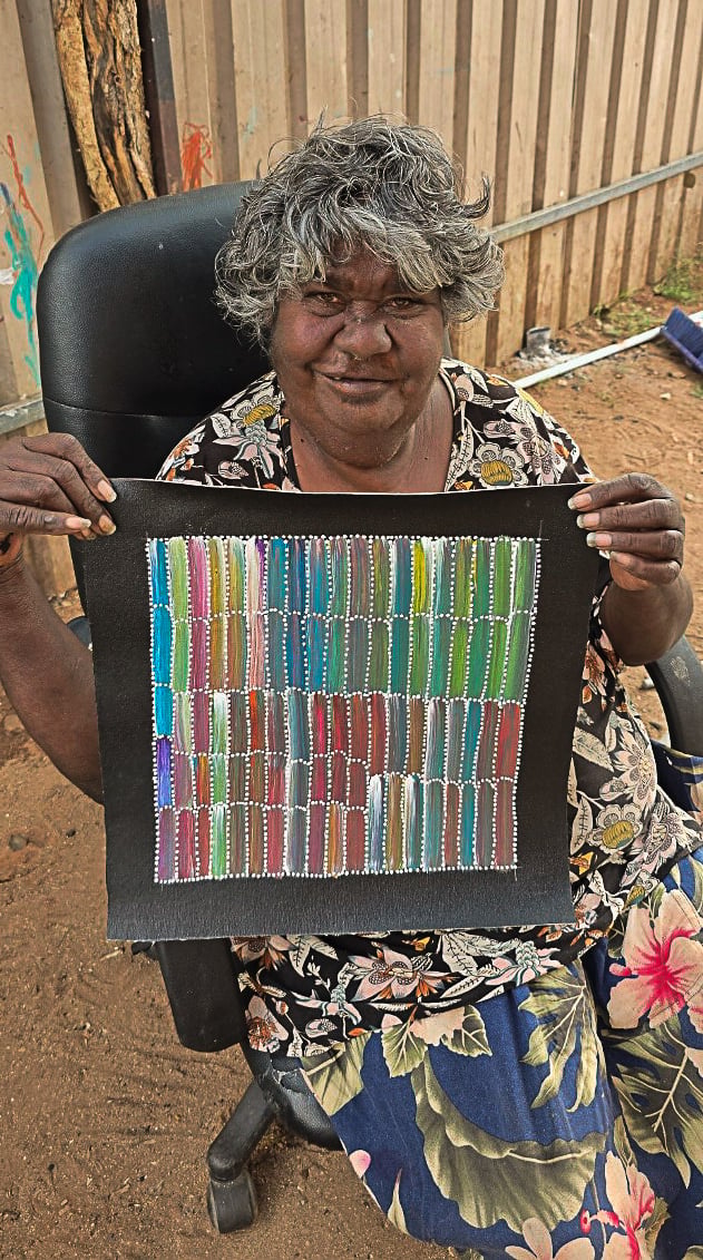 Jeannie Mills Pwerle Aboriginal Art